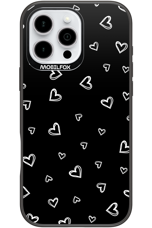 Monochrome Hearts 2.0 - Apple iPhone 16 Pro Max
