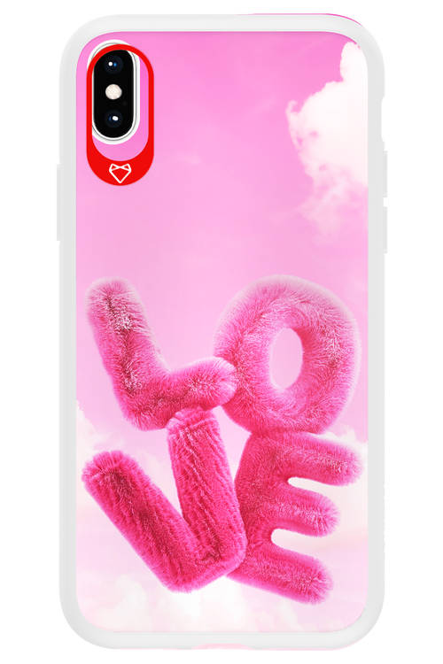 Pinky Love Clouds - Apple iPhone XS