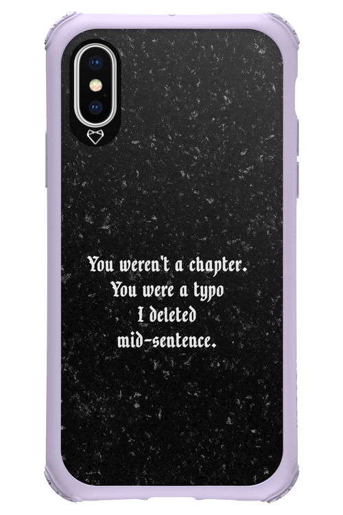 A Typo - Apple iPhone X