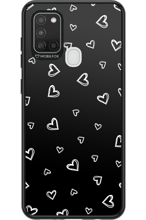 Monochrome Hearts 2.0 - Samsung Galaxy A21 S