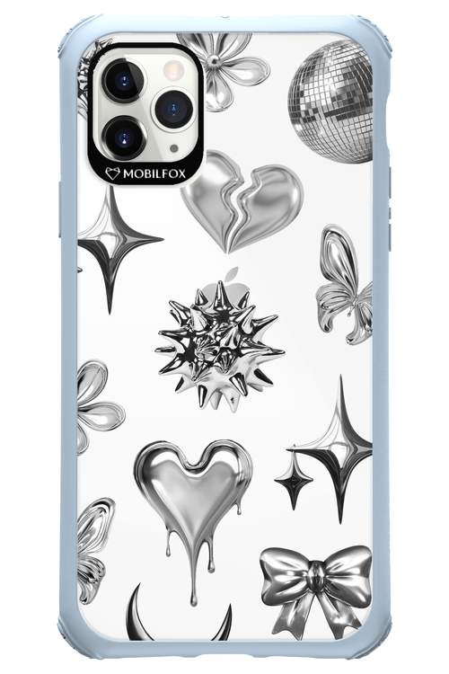 Silver Zone Transparent - Apple iPhone 11 Pro Max