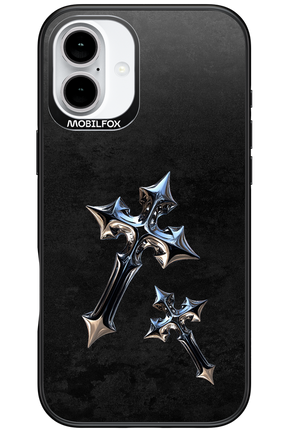 Chrome Crosses - Apple iPhone 16 Plus