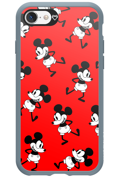 Iconic Mouse (red pattern) - Apple iPhone SE 2020