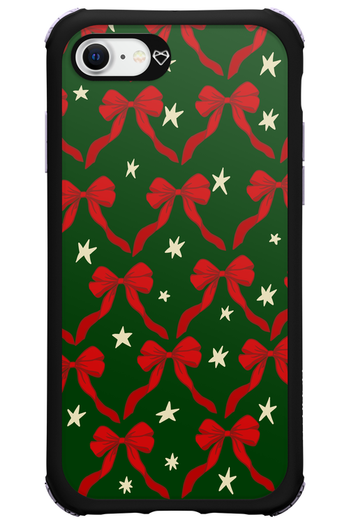 Bow & Stars (Green) - Apple iPhone 7