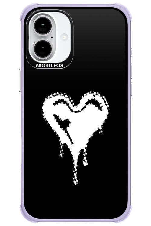 Heart Black - Apple iPhone 16 Plus