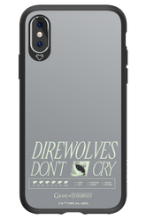 Direwolves Don’t Cry - Apple iPhone X