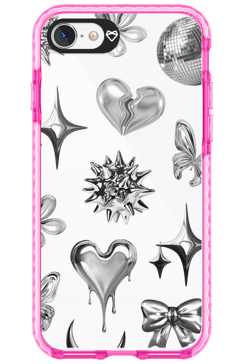Silver Zone Transparent - Apple iPhone 8
