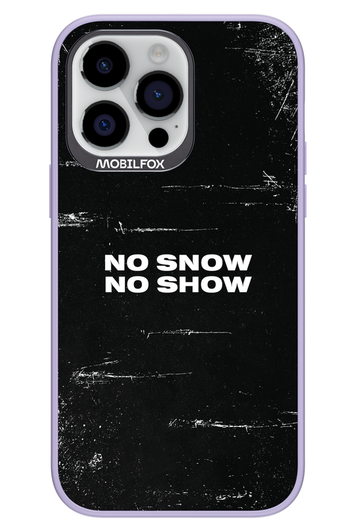 No snow, no show - Apple iPhone 14 Pro Max