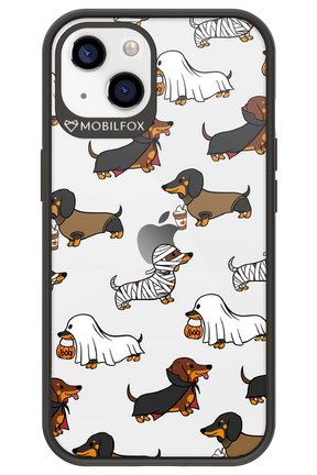 Scary Dachshund (Transparent) - Apple iPhone 13