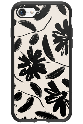 Monochrome Flowerss 2.0 - Apple iPhone 7