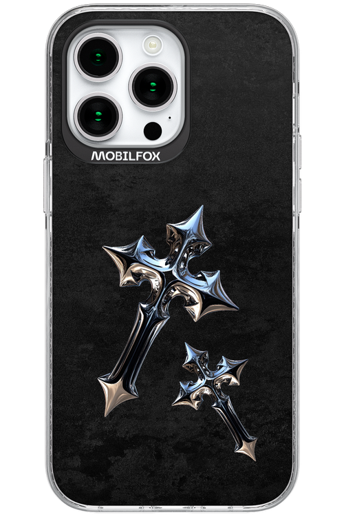 Chrome Crosses - Apple iPhone 15 Pro Max