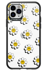 Smiley Flowers Transparent - Apple iPhone 11 Pro