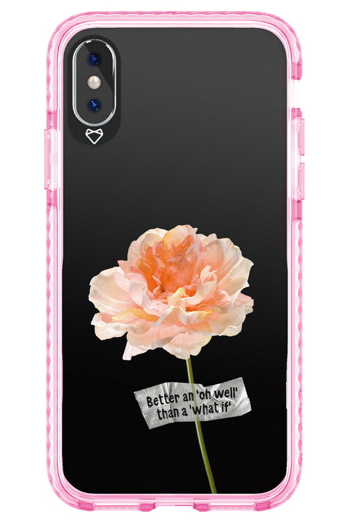 Flower Black - Apple iPhone X
