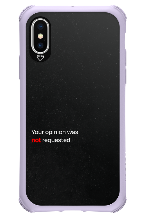 Not Requested - Apple iPhone X