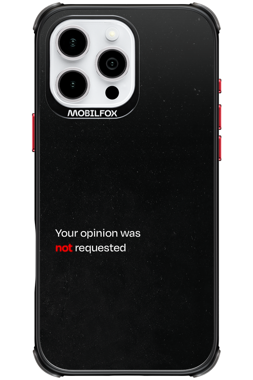 Not Requested 2.0 - Apple iPhone 16 Pro Max