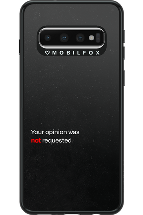 Not Requested - Samsung Galaxy S10