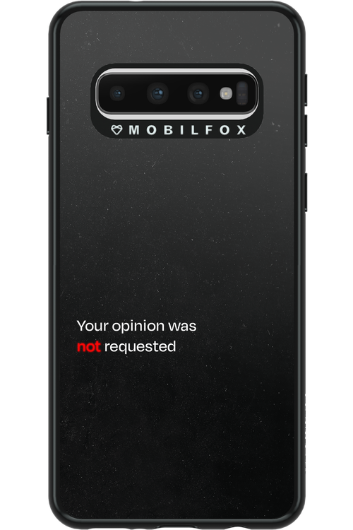 Not Requested - Samsung Galaxy S10