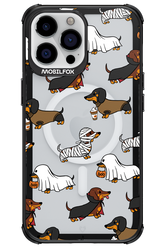 Scary Dachshund (Transparent) - Apple iPhone 13 Pro Max