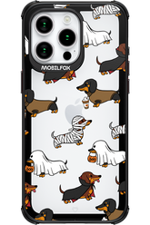 Scary Dachshund (Transparent) - Apple iPhone 15 Pro Max