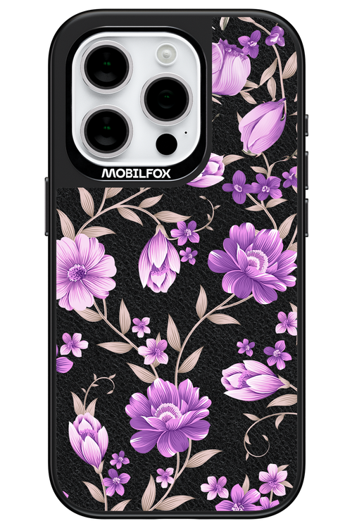 Flower II Leather - Apple iPhone 15 Pro