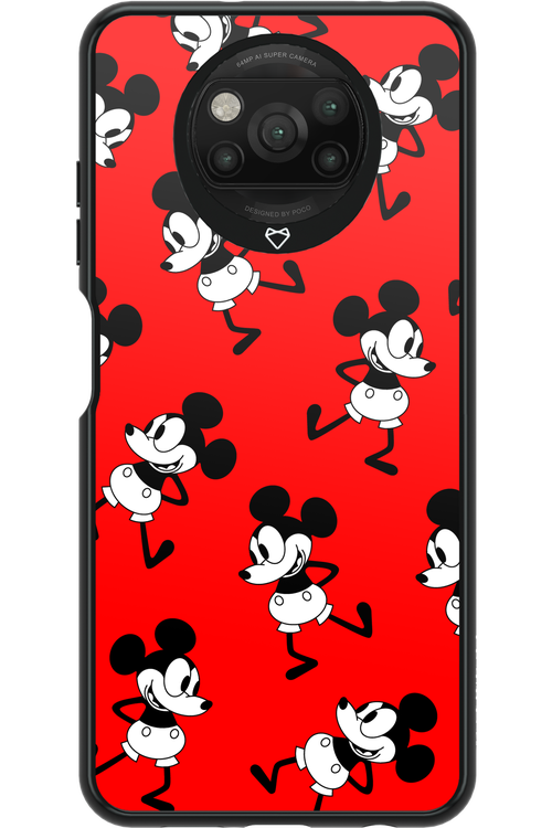 Iconic Mouse (red pattern) - Xiaomi Poco X3 Pro