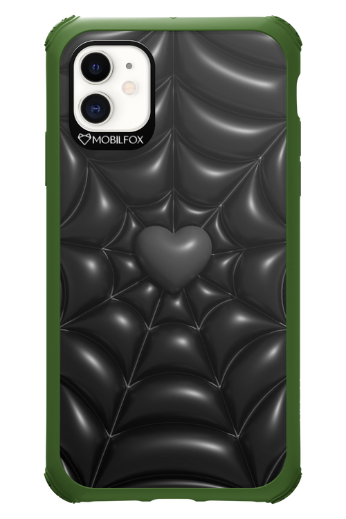 Black Spider Heart - Apple iPhone 11