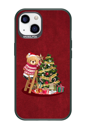 Christmas Bear (Burgundy) - Apple iPhone 13