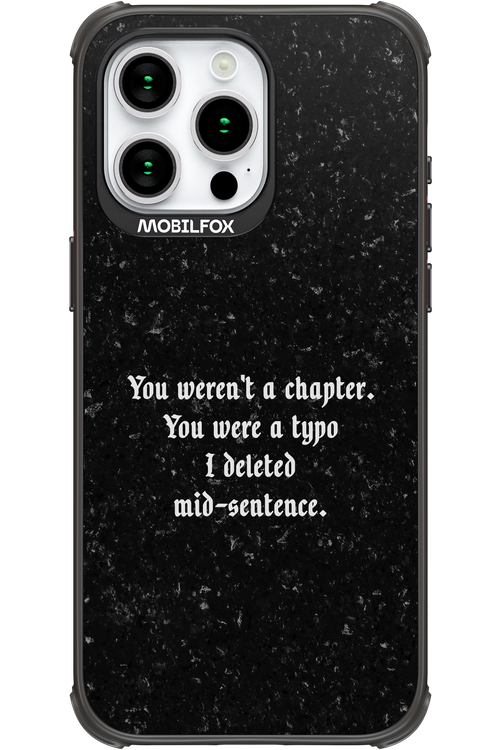 A Typo - Apple iPhone 15 Pro Max