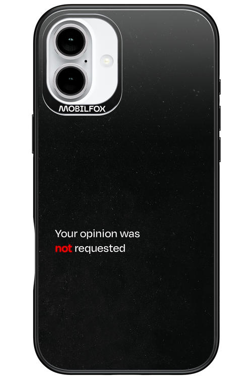 Not Requested 2.0 - Apple iPhone 16 Plus