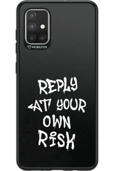 Risk Black - Samsung Galaxy A71