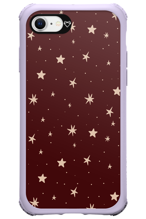 Burgundy Stars - Apple iPhone 7