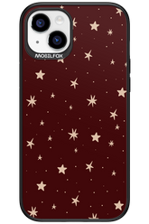 Burgundy Stars - Apple iPhone 15 Plus