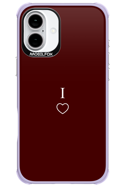 I Burgundia 2.0 - Apple iPhone 16 Plus