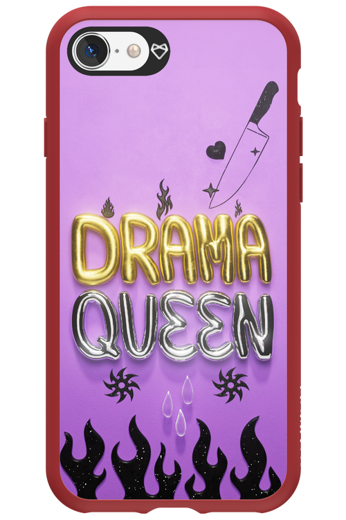 Drama Queen Purple - Apple iPhone SE 2022