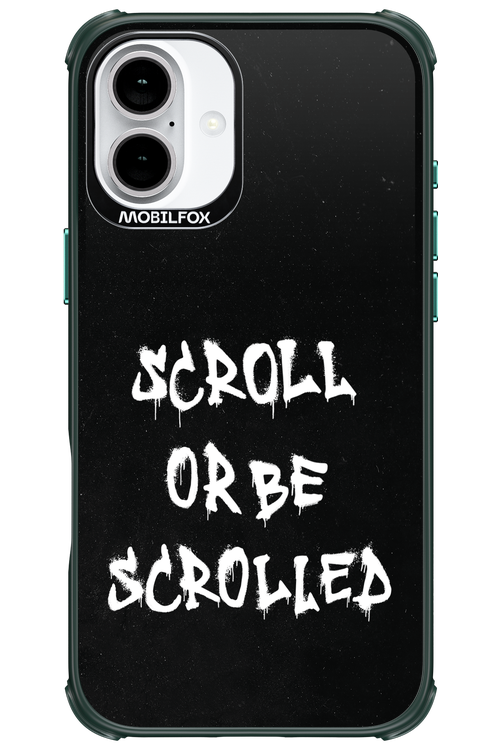 Scroll Black - Apple iPhone 16 Plus