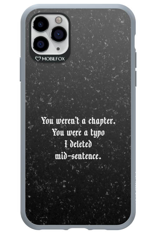 A Typo - Apple iPhone 11 Pro Max