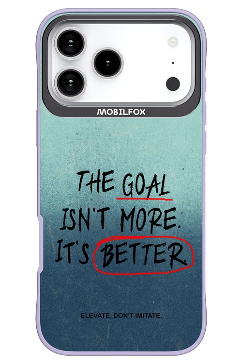 The Goal 2.0 - Apple iPhone 17 Pro Max
