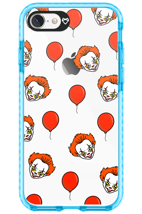 Mystery Clown (Transparent) - Apple iPhone 8