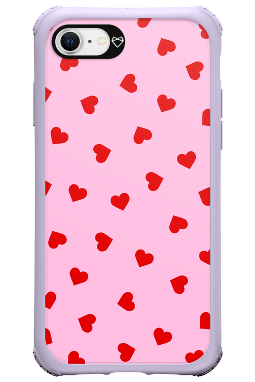 Sprinkle Heart Pink - Apple iPhone SE 2020