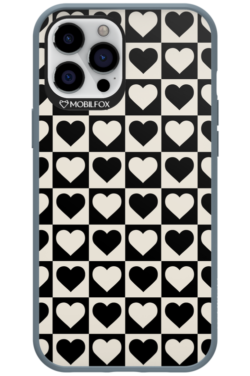 Checkered Heart - Apple iPhone 12 Pro Max