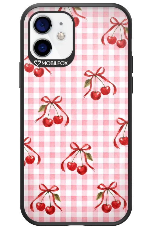 Pink Cherry Checked 2.0 - Apple iPhone 12