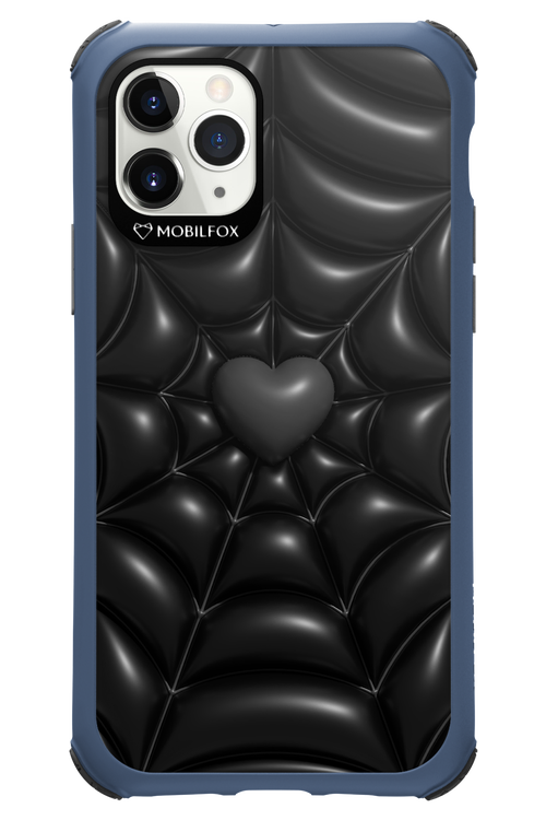 Black Spider Heart - Apple iPhone 11 Pro