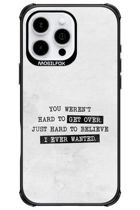 Hard to Believe - Apple iPhone 16 Pro Max