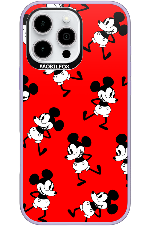 Iconic Mouse (red pattern) - Apple iPhone 16 Pro Max