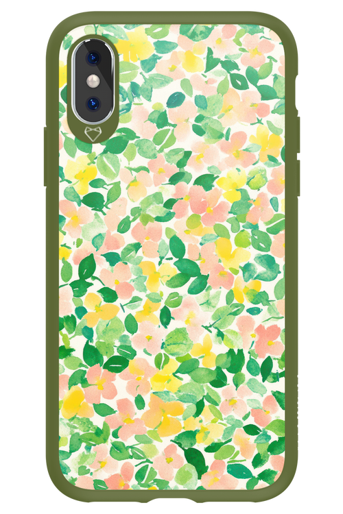 Sunshine on Flowers - Apple iPhone X