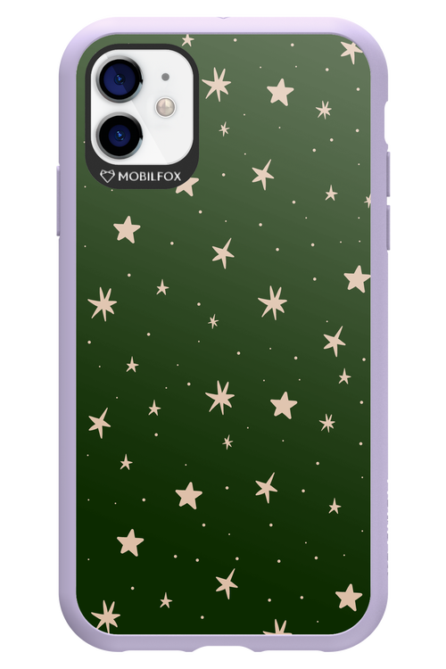 Forest Green Stars - Apple iPhone 11