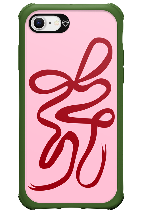 Burgundy Bow - Apple iPhone SE 2020