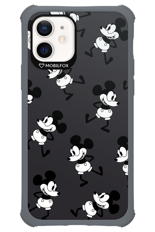 Iconic Mouse (antracite pattern) - Apple iPhone 12