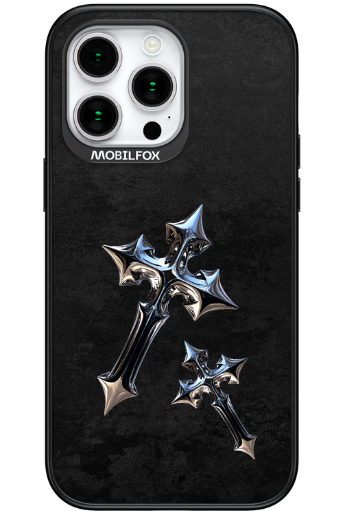 Chrome Crosses 2.0 - Apple iPhone 15 Pro Max