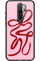 Burgundy Bow - Xiaomi Redmi Note 8 Pro